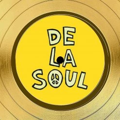 RARE-T De La Soul Three Feet High Gold LP Limited Signature Edition Studio Licensed Custom Frame Limited Edition Frames