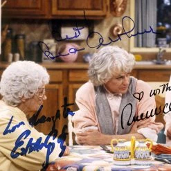 RARE-T The Golden Girls With Betty White Photo Limited Signature Edition Licensed Custom Frame Limited Edition Frames