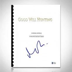 PPC Signed Memorabilia Good Will Hunting- Beckett Certified Hand-Signed Script By Matt Damon Custom Frame 16 PPC Signed Memorabilia Good Will Hunting- Beckett Certified Hand-Signed Script By Matt Damon Custom Frame