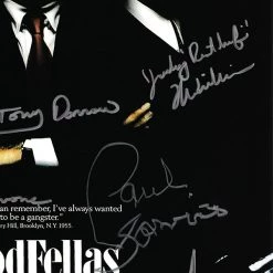 PPC Goodfellas - JSA Certified Mini Poster Hand-Signed By Cast Custom Frame Signed Memorabilia