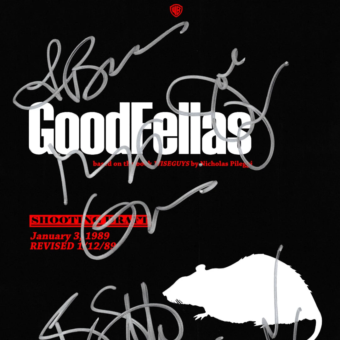 RARE-T Goodfellas Movie Black & White Script Limited Signature Edition Studio Licensed Custom Frame 5 RARE-T Goodfellas Movie Black & White Script Limited Signature Edition Studio Licensed Custom Frame