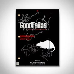 RARE-T Goodfellas Movie Black & White Script Limited Signature Edition Studio Licensed Custom Frame