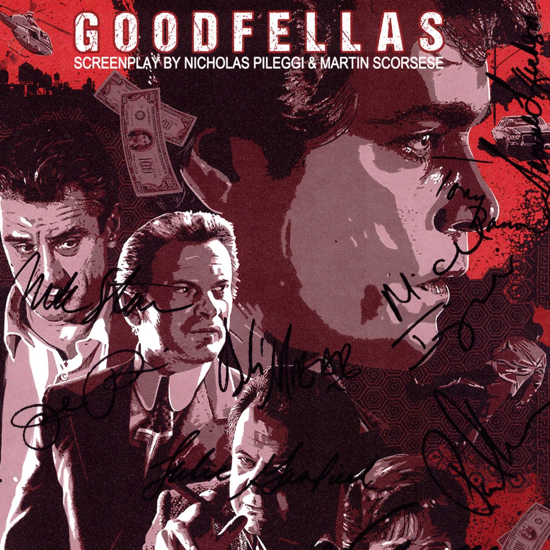 G.R.O. Goodfellas Movie Script Limited Signature Edition Studio Licensed Custom Frame Limited Edition Frames 5 G.R.O. Goodfellas Movie Script Limited Signature Edition Studio Licensed Custom Frame Limited Edition Frames