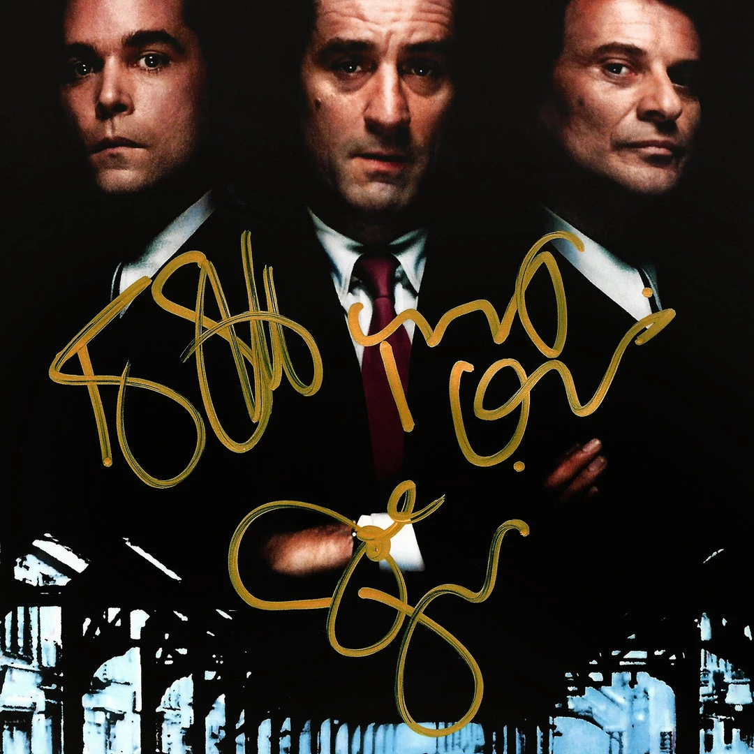 RARE-T Goodfellas De Niro, Liotta & Pesci Movie Photo Limited Signature Edition Studio Licensed Custom Frame 2 RARE-T Goodfellas De Niro, Liotta & Pesci Movie Photo Limited Signature Edition Studio Licensed Custom Frame