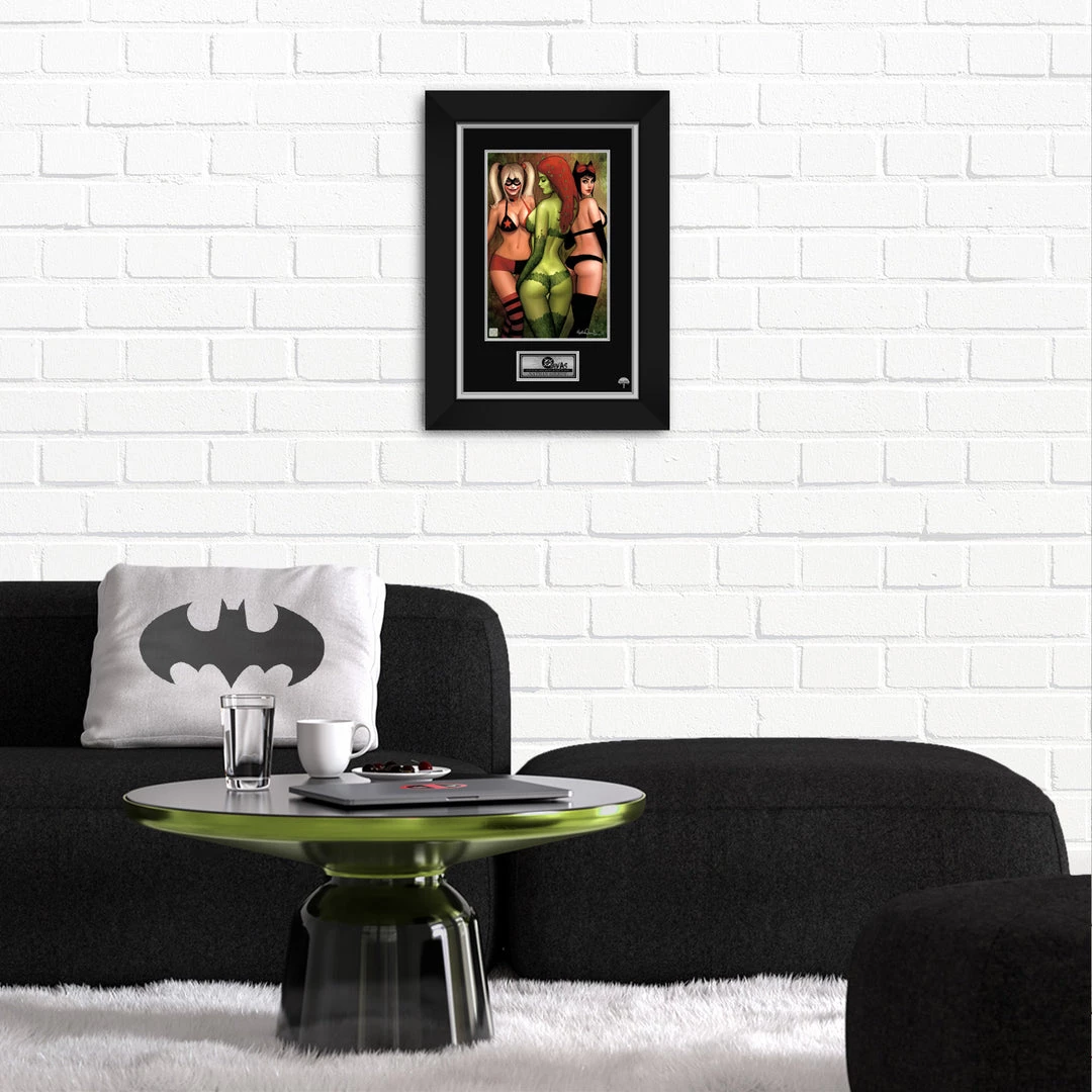 VAULT COLLECTIBLES Dc Divas 'Catwoman, Harley Quinn & Poison Ivy' Hand-Signed Print By Nathan Szerdy Custom Frame 4 VAULT COLLECTIBLES Dc Divas 'Catwoman, Harley Quinn & Poison Ivy' Hand-Signed Print By Nathan Szerdy Custom Frame