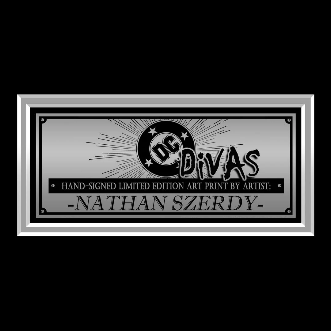 VAULT COLLECTIBLES Dc Divas 'Catwoman, Harley Quinn & Poison Ivy' Hand-Signed Print By Nathan Szerdy Custom Frame 2 VAULT COLLECTIBLES Dc Divas 'Catwoman, Harley Quinn & Poison Ivy' Hand-Signed Print By Nathan Szerdy Custom Frame