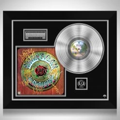 RARE-T Limited Edition Frames Grateful Dead American Beauty Platinum LP Limited Signature Edition Studio Licensed Custom Frame