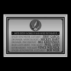 RARE-T Limited Edition Frames Grateful Dead B&W Vintage Band Photo Limited Signature Edition Studio Licensed Custom Frame