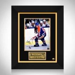 RARE-T Sports Memorabilia Wayne Gretzky #99 Edmonton Oilers Limited Signature Edition Studio Licensed Photo Custom Frame