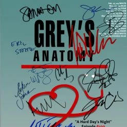 RARE-T Grey's Anatomy Script Limited Signature Edition Studio Licensed Custom Frame Limited Edition Frames