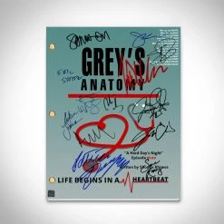 RARE-T Grey's Anatomy Script Limited Signature Edition Studio Licensed Custom Frame Limited Edition Frames