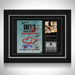 RARE-T Grey's Anatomy Script Limited Signature Edition Studio Licensed Custom Frame Limited Edition Frames