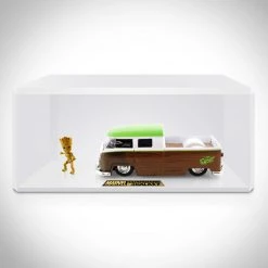 Toy Wonders Guardians Of The Galaxy - Baby Groot & 1963 VW Bus Pickup Metal Die-cast Limited Edition Premium Display Ready To Ship! 48 Hour Shipping!