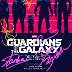 RARE-T Limited Edition Frames Guardians Of The Galaxy Script Limited Signature Edition Studio Licensed Custom Frame