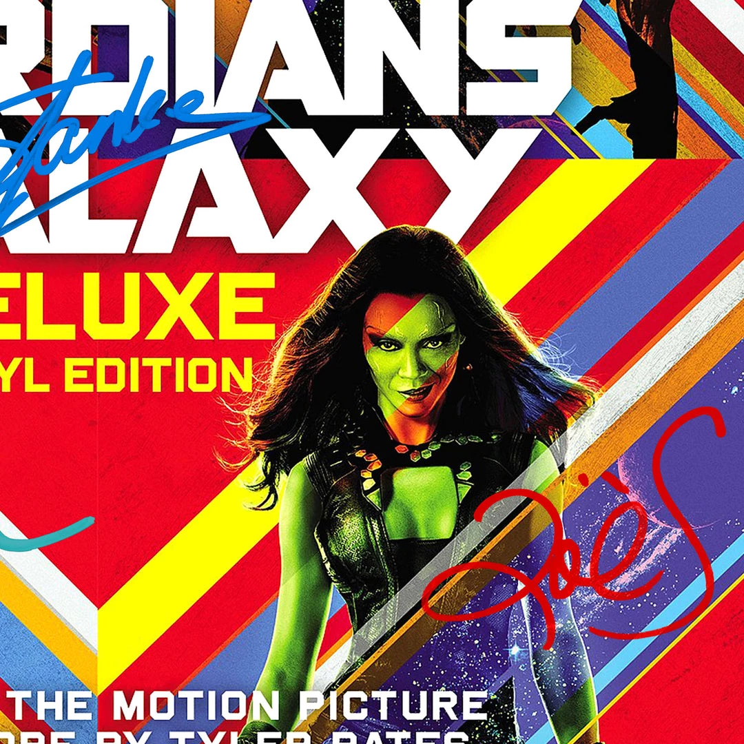 RARE-T Guardians Of The Galaxy Soundtrack LP Cover Limited Signature Edition Studio Licensed Custom Frame Limited Edition Frames