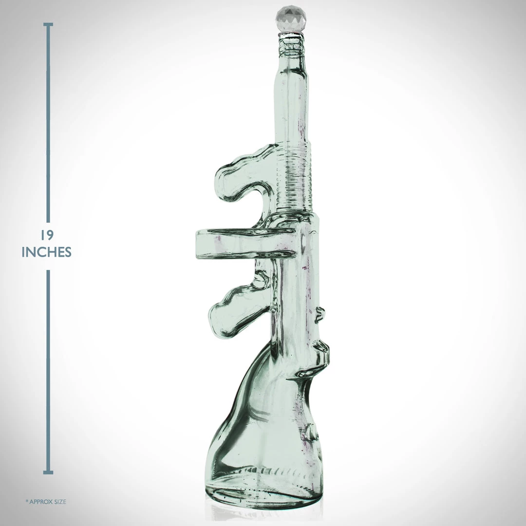 Inhal'Nation Tommy Gun Spirit Glass Decanter 5 Inhal'Nation Tommy Gun Spirit Glass Decanter