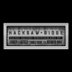 PPC Hacksaw Ridge - Beckett Certified Hand-Signed Photo By Andrew Garfield Custom Frame