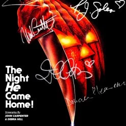RARE-T Halloween Movie Script Limited Signature Edition Studio Licensed Custom Frame Limited Edition Frames