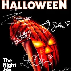 RARE-T Halloween Movie Script Limited Signature Edition Studio Licensed Custom Frame Limited Edition Frames