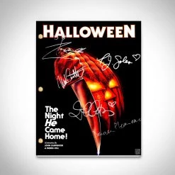 RARE-T Halloween Movie Script Limited Signature Edition Studio Licensed Custom Frame Limited Edition Frames