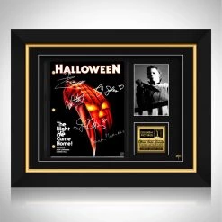 RARE-T Halloween Movie Script Limited Signature Edition Studio Licensed Custom Frame Limited Edition Frames