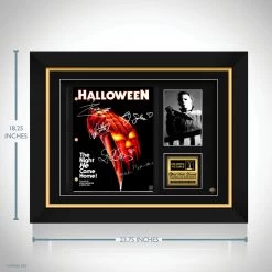 RARE-T Halloween Movie Script Limited Signature Edition Studio Licensed Custom Frame Limited Edition Frames