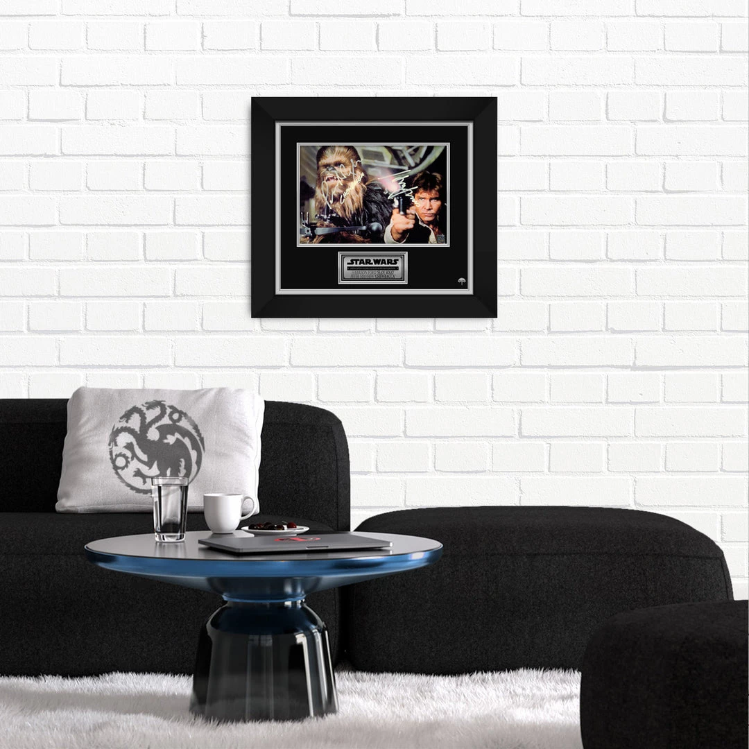 RARE-T Star Wars Han Solo & Chewbacca Photo Limited Signature Edition Studio Licensed Custom Frame 4 RARE-T Star Wars Han Solo & Chewbacca Photo Limited Signature Edition Studio Licensed Custom Frame