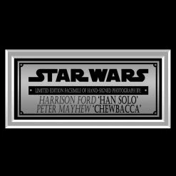 RARE-T Star Wars Han Solo & Chewbacca Photo Limited Signature Edition Studio Licensed Custom Frame 11 RARE-T Star Wars Han Solo & Chewbacca Photo Limited Signature Edition Studio Licensed Custom Frame