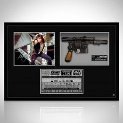 Rare-T Star Wars Han Solo & Dl-44 Blaster Movie Prop Limited Signature Edition Custom Frame