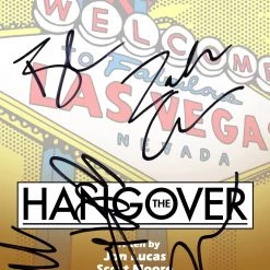 RARE-T Hangover Movie Script Limited Signature Edition Studio Licensed Custom Frame Limited Edition Frames