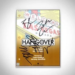 RARE-T Hangover Movie Script Limited Signature Edition Studio Licensed Custom Frame Limited Edition Frames
