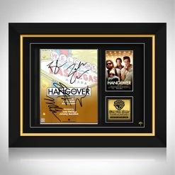 RARE-T Hangover Movie Script Limited Signature Edition Studio Licensed Custom Frame Limited Edition Frames