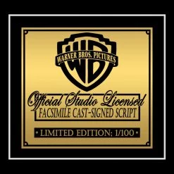 RARE-T Hangover Movie Script Limited Signature Edition Studio Licensed Custom Frame Limited Edition Frames