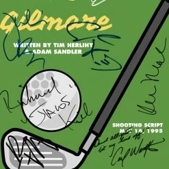 RARE-T Happy Gilmore Script Limited Signature Edition Studio Licensed Custom Frame Limited Edition Frames