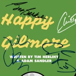 RARE-T Happy Gilmore Script Limited Signature Edition Studio Licensed Custom Frame Limited Edition Frames