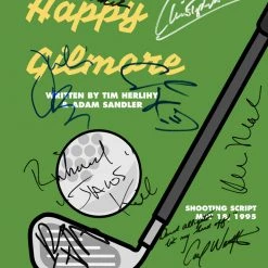 RARE-T Happy Gilmore Script Limited Signature Edition Studio Licensed Custom Frame Limited Edition Frames