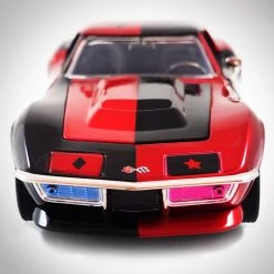 Toy Wonders Ready To Ship! 48 Hour Shipping! Harley Quinn 1969 Chevrolet Corvette Stingray Die-Cast Limited Edition Custom Display