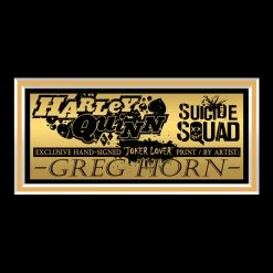 VAULT COLLECTIBLES Harley Quinn 'Classic Harley Blowing A Kiss' Hand-Signed Artwork Print By Artist Greg Horn Custom Frame 13 VAULT COLLECTIBLES Harley Quinn 'Classic Harley Blowing A Kiss' Hand-Signed Artwork Print By Artist Greg Horn Custom Frame