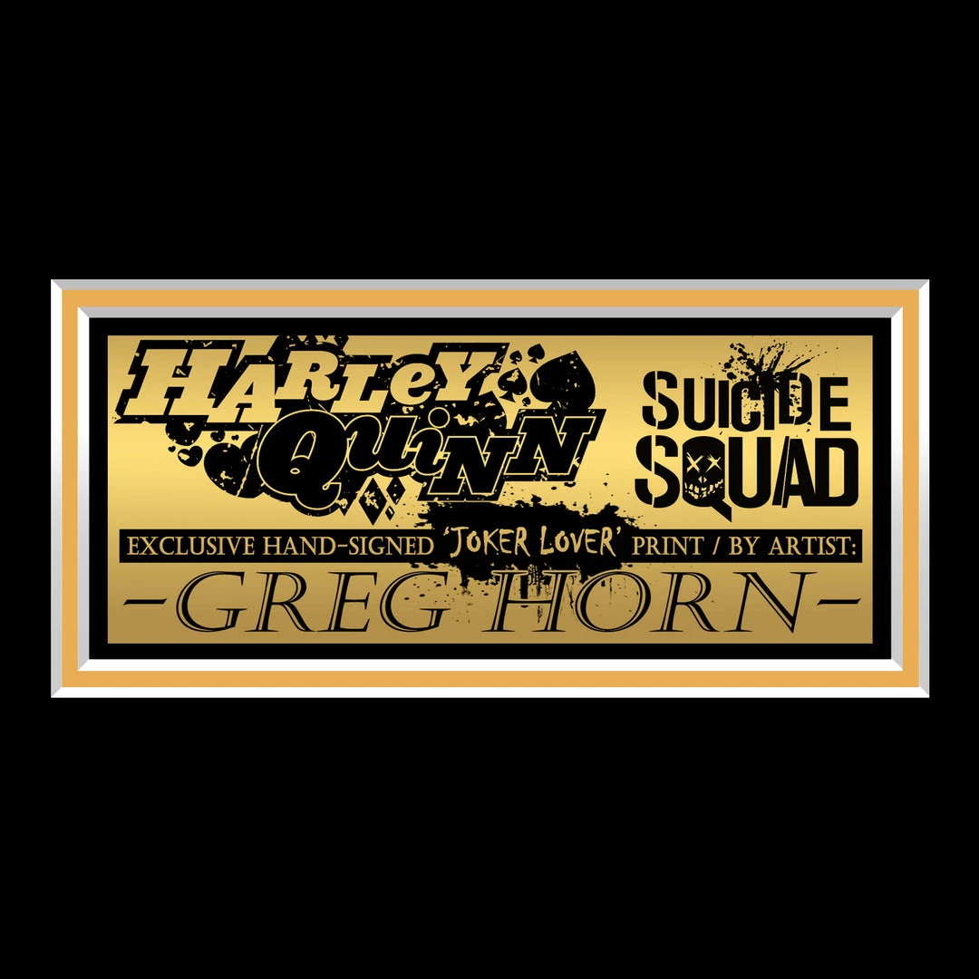 VAULT COLLECTIBLES Harley Quinn 'Classic Harley Blowing A Kiss' Hand-Signed Artwork Print By Artist Greg Horn Custom Frame 7 VAULT COLLECTIBLES Harley Quinn 'Classic Harley Blowing A Kiss' Hand-Signed Artwork Print By Artist Greg Horn Custom Frame