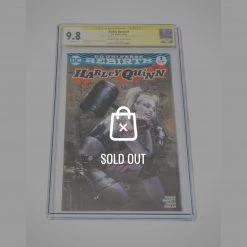 RARE-T Cgc Signature Edition 'Harley Quinn #1-9.8 Handsigned By Amanda Conner & Jimmy Palmiotti' Signed Comic Memorabilia