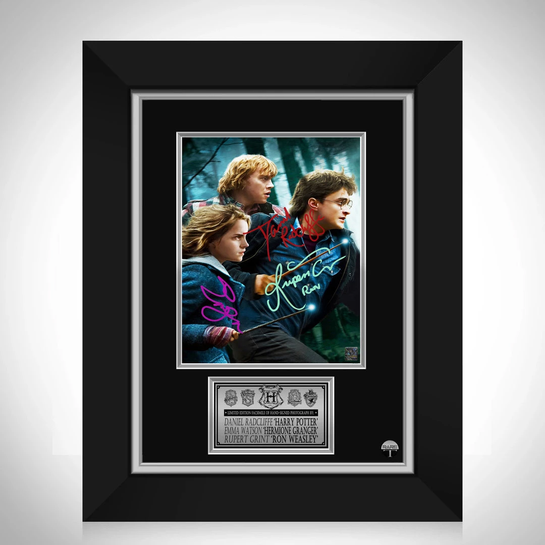 RARE-T Limited Edition Frames Harry Potter And The Deathly Hallows Photo Limited Signature Edition Studio Licensed Custom Frame 1 RARE-T Limited Edition Frames Harry Potter And The Deathly Hallows Photo Limited Signature Edition Studio Licensed Custom Frame