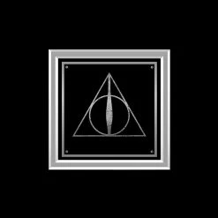 RARE-T Limited Edition Frames Harry Potter And The Deathly Hallows Part 2 Limited Signature Edition Licensed Platinum LP Custom Frame