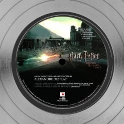 RARE-T Limited Edition Frames Harry Potter And The Deathly Hallows Part 2 Limited Signature Edition Licensed Platinum LP Custom Frame