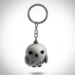 RARE-T Harry Potter 'The Goblet Of Fire Grey Owl' XL 3D Collectible Rubber Keychain