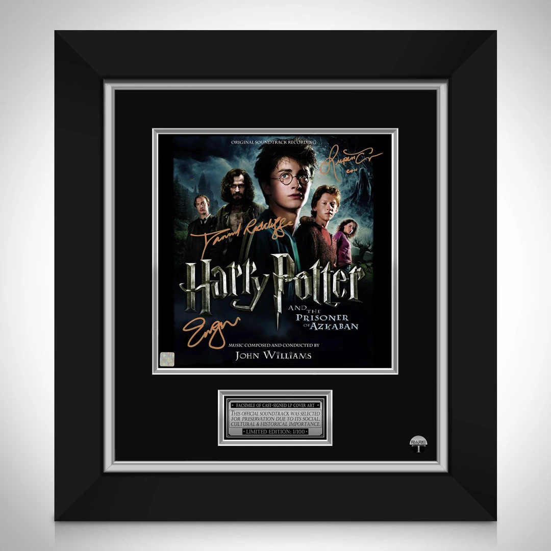 RARE-T Harry Potter Prisoner Of Azkaban LP Cover Limited Signature Edition Licensed Custom Frame Limited Edition Frames 1 RARE-T Harry Potter Prisoner Of Azkaban LP Cover Limited Signature Edition Licensed Custom Frame Limited Edition Frames