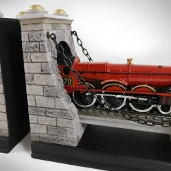 Harry Potter- Limited Edition Noble Hand-Painted Hogwarts Express Train Book Ends Ready To Ship! 48 Hour Shipping!