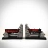 Harry Potter- Limited Edition Noble Hand-Painted Hogwarts Express Train Book Ends Ready To Ship! 48 Hour Shipping!