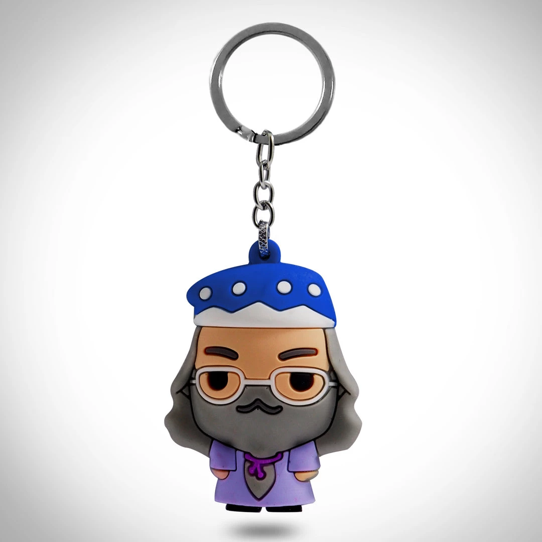 RARE-T Harry Potter 'Dumbledore' XL 3D Collectible Rubber Keychain 1 RARE-T Harry Potter 'Dumbledore' XL 3D Collectible Rubber Keychain