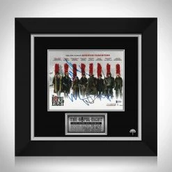 PPC The Hateful Eight - Beckett Certified Hand-Signed Photo By Michael Madsen, Tim Roth & Walton Goggins Custom Frame Signed Memorabilia