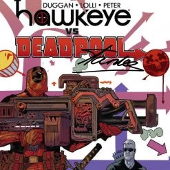 RARE-T Limited Edition Frames Hawkeye Vs Deadpool #1 Stan Lee Limited Signature Edition Comic Book Cover Art Custom Frame